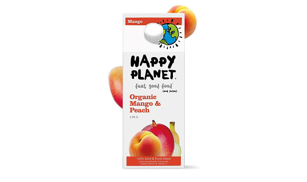 HAPPY PLANET, MANGO & PEACH, 6 x 1.75L