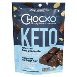CHOCXO, CHOCKETOSNAPS 85% DK CH COCO ALMD SS, 6 x 98G