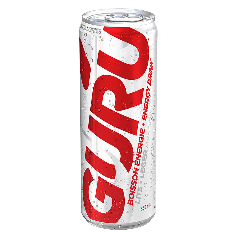 GURU BEVERAGE, LITE ENERGY DRINK OR, 24 x 355ML