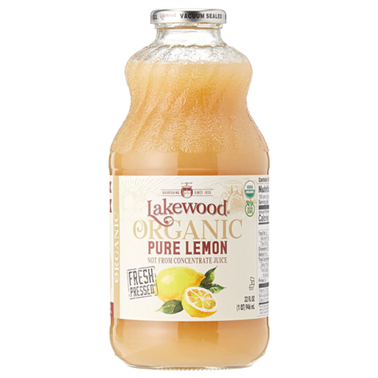 LAKEWOOD, PURE LEMON, 6 x 946ML