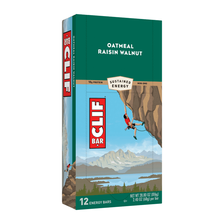 CLIF/LUNABAR, OATML RAISIN WLNUT BAR, 12 x 68G