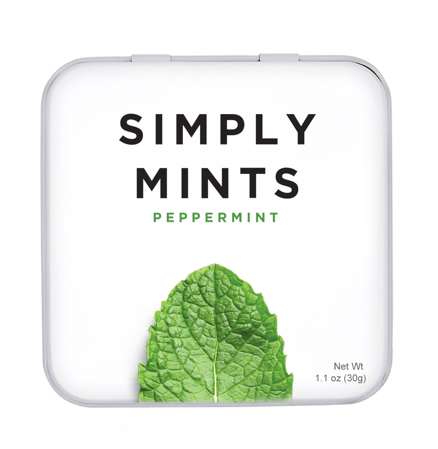 SIMPLY GUM, PEPPERMINT NATURAL MINTS, 6 x 30G