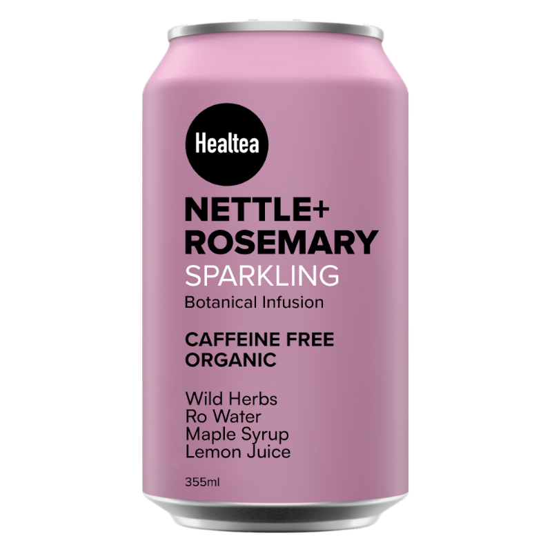 HEALTEA, SPARKLING NETTLE ROSEMARY, 24 x 355ML
