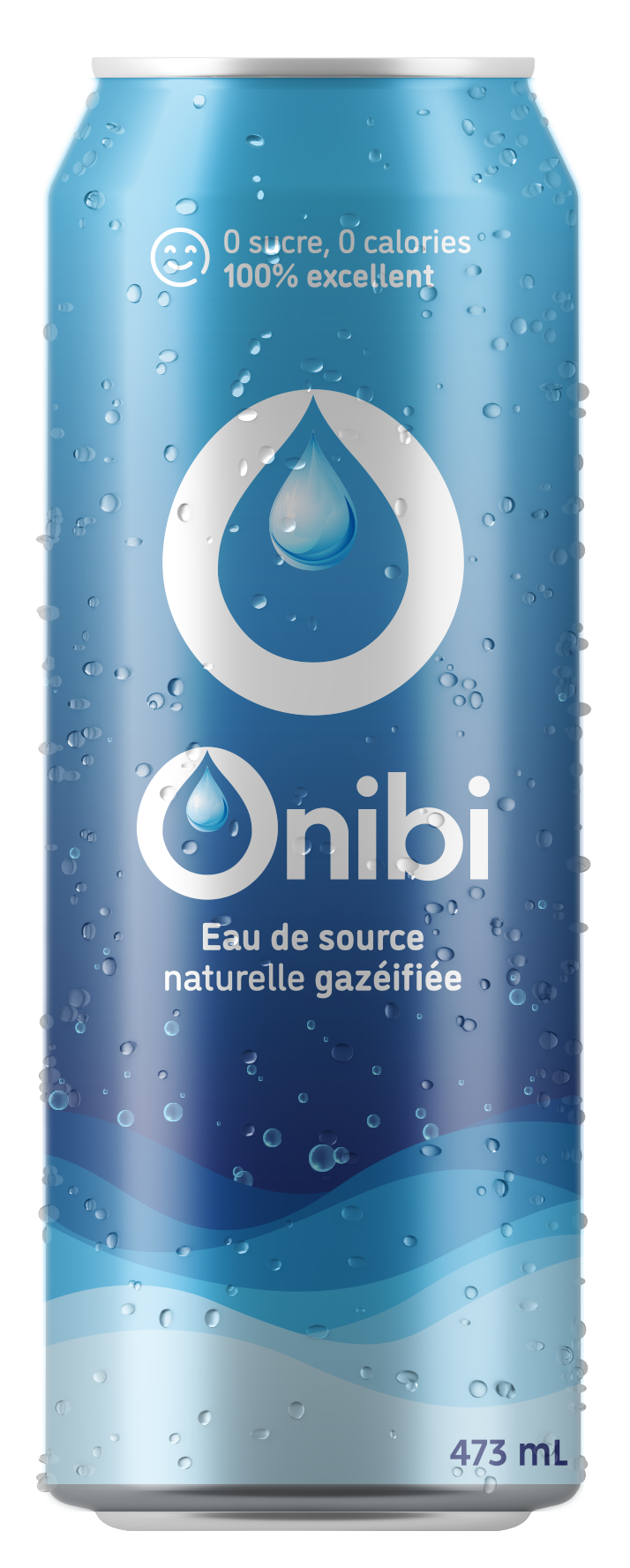 ONIBI SPARKLING WATER REGULAR, 8 X 473 ML