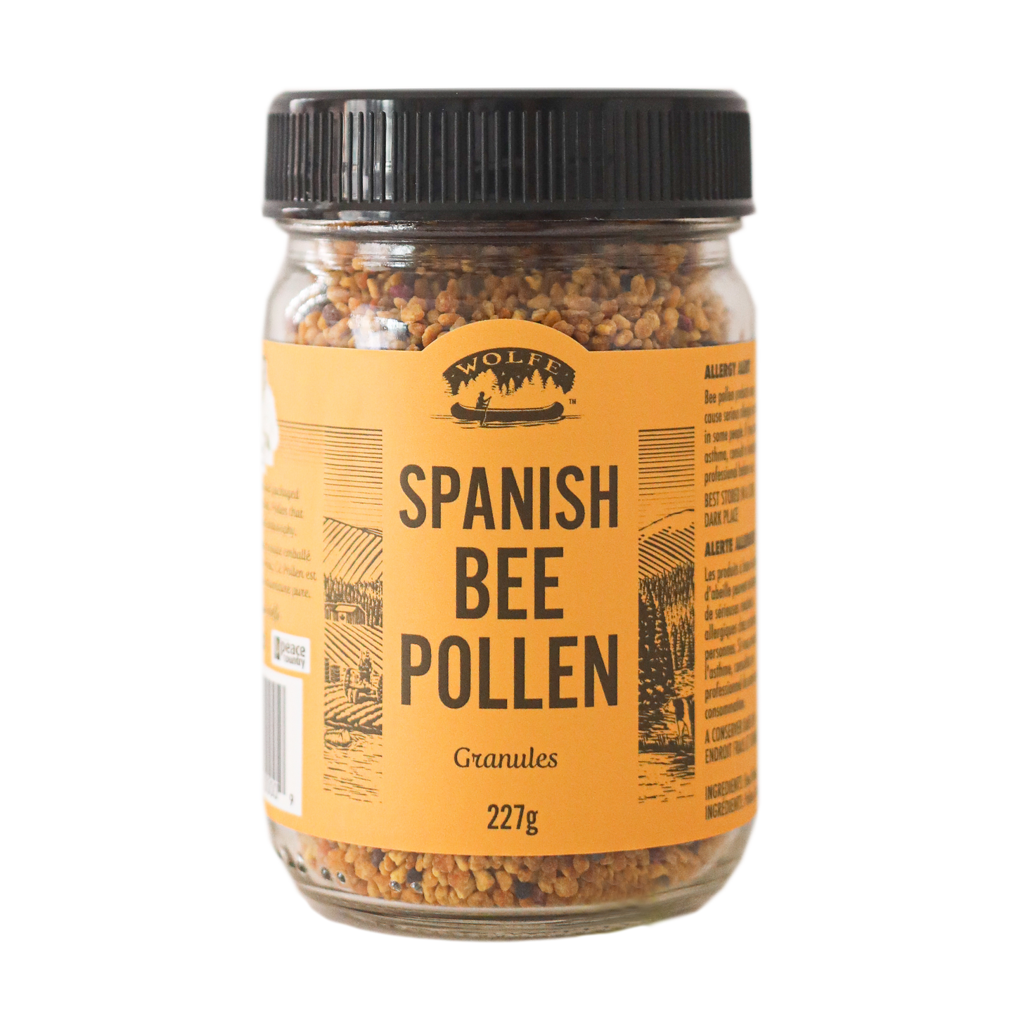 PEACE RIVER, BEE POLLEN GRANULES, 6 x 227G