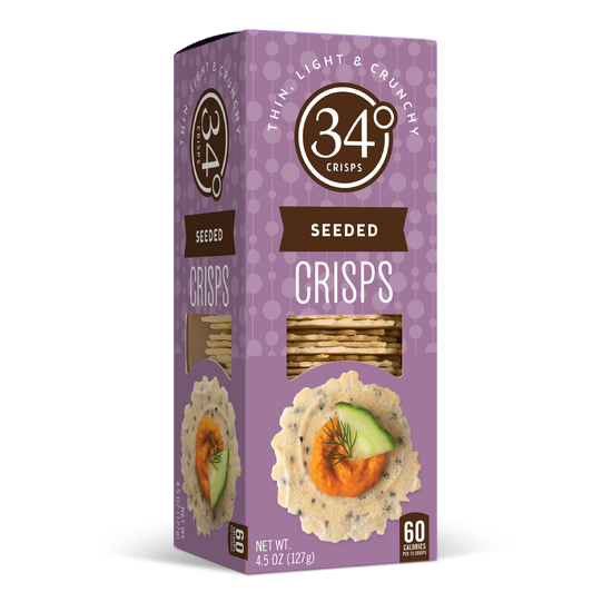 34 DEGREES, SEEDED QUINOA SESAME FLAXSEED, 12 x 127G