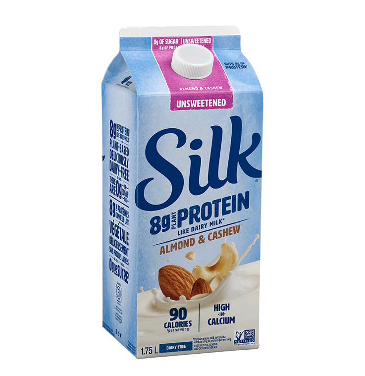 SILK, SILK PROTEIN ORIGINAL UNSWEETENED, 6 x 1.75LL