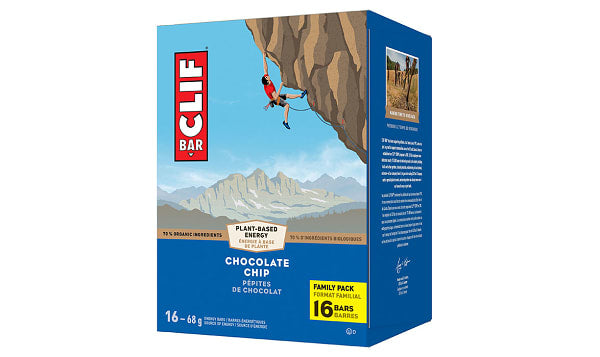 CLIF/LUNABAR, CHOCOLATE CHIP 16PK, 16 x 68G