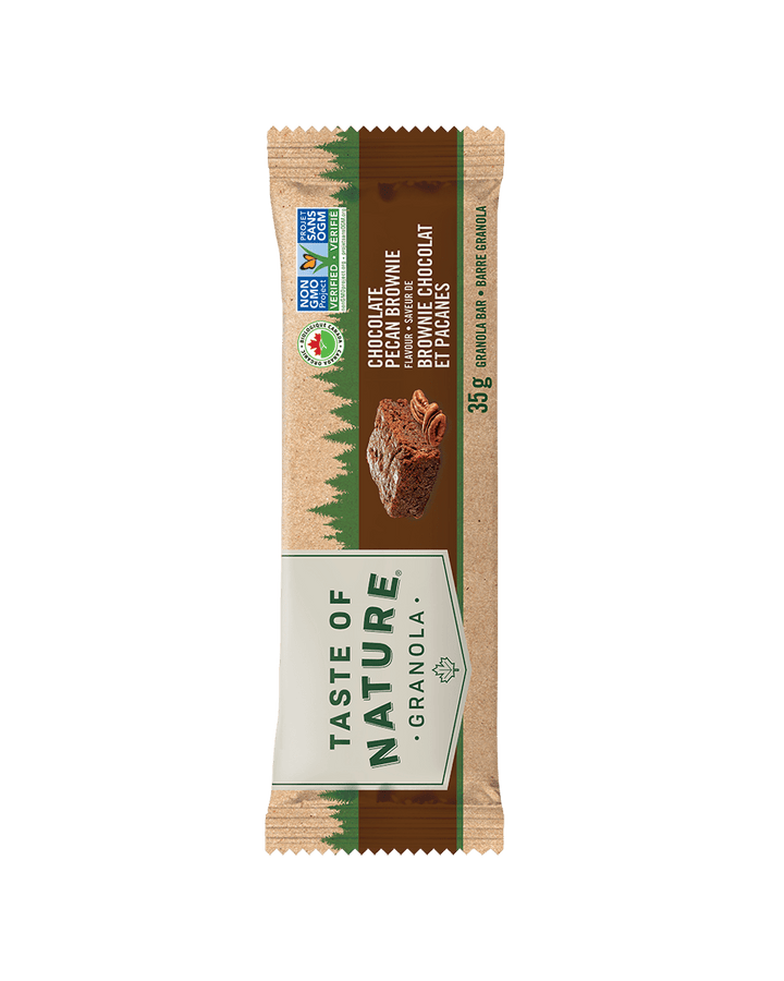 TASTEOFNATURE, CHOCOLATE PECAN BROWNIE, 12 x 5X35G