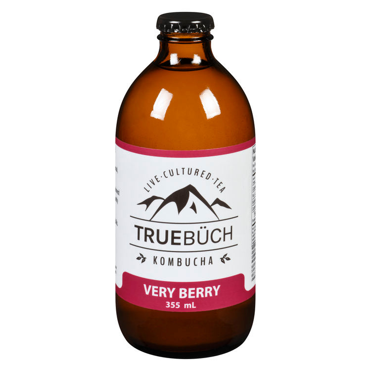 TRUE BUCH KOMBU, VERY BERRY KOMBUCHA, 12 x 355ML