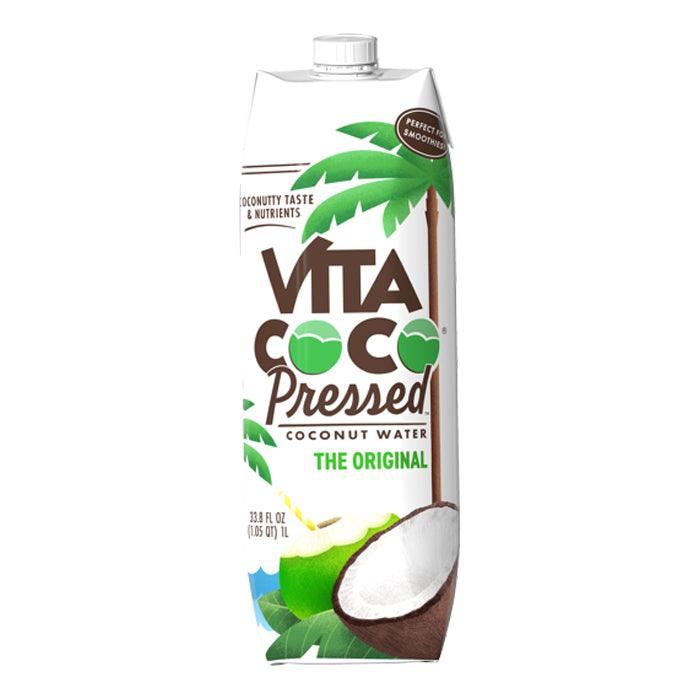 VITA COCO, VITA COCO PURE COCONUT WATER W PRESSED, 12 x 1000ML