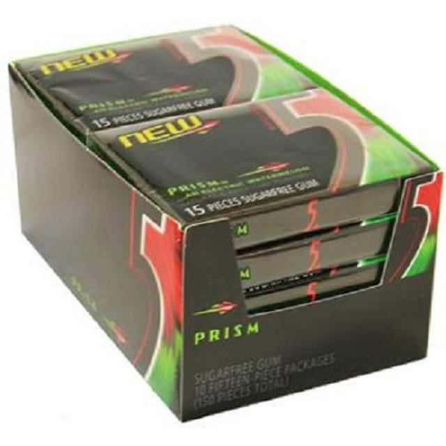 5 GUM PRISM SLIMPAK GUMS, 10 X 1 UN