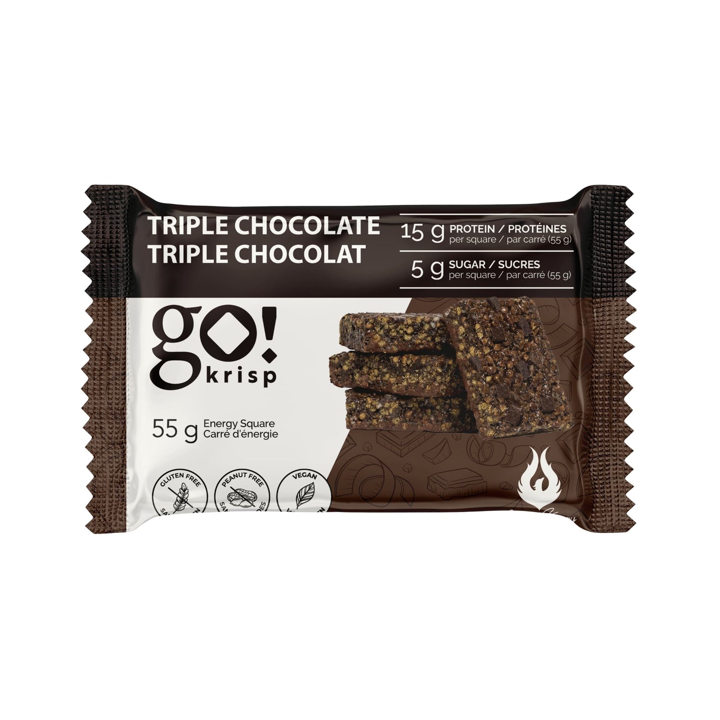 GO KRISP! - TRIPLE CHOCOLATE 12 X 55G