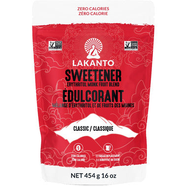 LAKANTO, CLASSIC MONKFRUIT SWEETENER, 8 x 454G