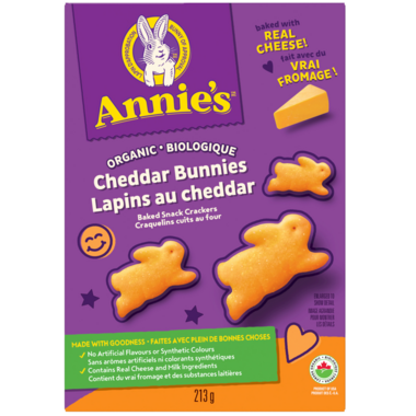 ANNIE'S HOMEGR, CHEDDAR BUNNIES, 12 x 213G