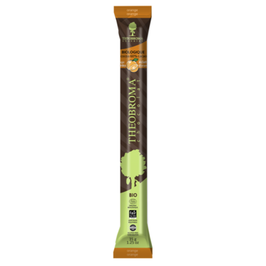 THEOBROMA CHOCO, 60% DARK CHOCOLATE AND ORANGE, 18 x 35G