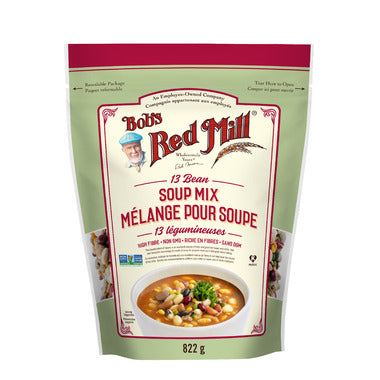 BOB'S REDMILL, 13 BEAN SOUP MIX, 4 x 822G