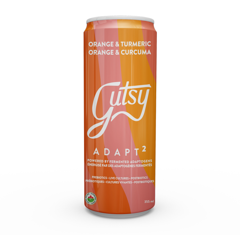 GUTSY, ADAPT2 ORANGE & TURMERIC, 8 x 355ML
