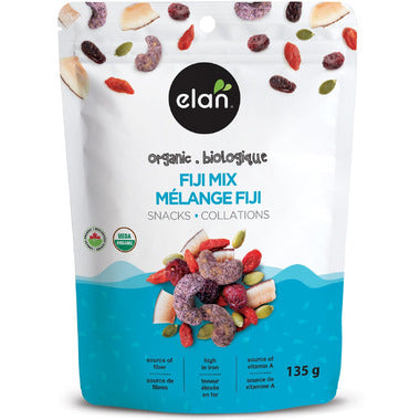 ELAN, ORGANIC FIJI MIX SNACKS, 8 x 135G