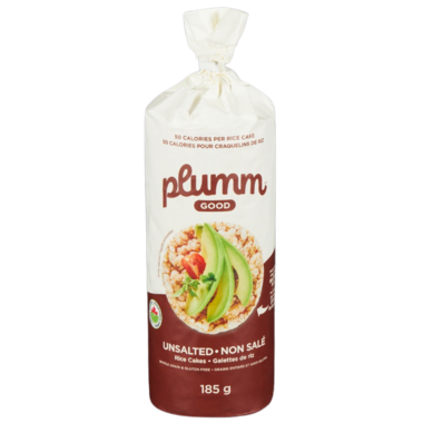 PLUM.M.GOOD, RICECAKE NS OR, 12 x 185G