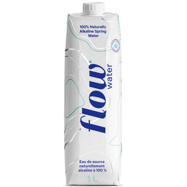 FLOW, NATURALLY ALKALINE SPRING WATER 6PK, 6 x 1L