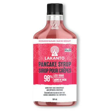LAKANTO, PANCAKE SYRUP MONKFRUIT, 8 x 384G