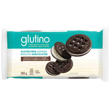 GLUTINO, VANLLA CRM COOKIES, 12 x 300G