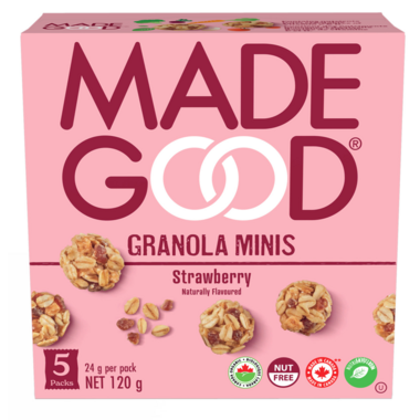 MADE GOOD, STRAWBERRY GRANOLA MINIS OR, 6 x 120G