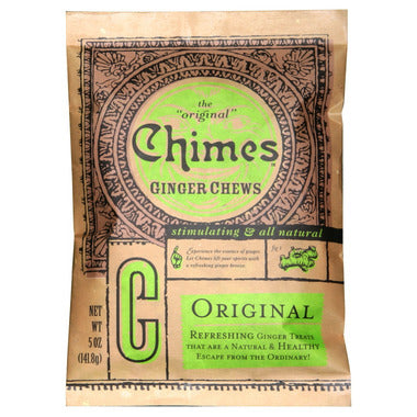 CHIMES, ORIGINAL GINGER CHEWS, 20 x 141.8G