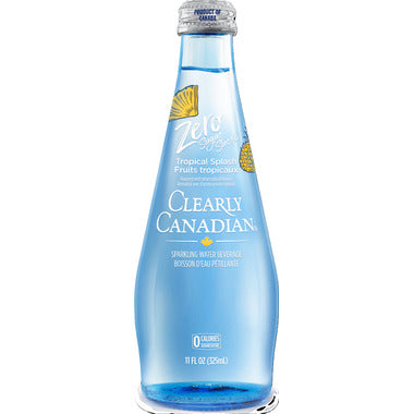 CLEARLY CANADIA, ZERO TROPICAL SPLASH, 12 x 325ML