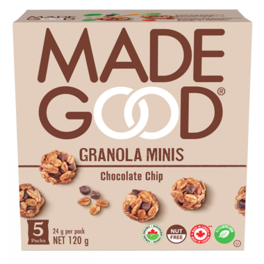 MADE GOOD, CHOCOLATE CHIP GRANOLA MINIS OR, 6 x 120G
