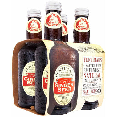 FENTIMAN'S, TRADITIONAL GINGER BEER, 6 x 4/275ML