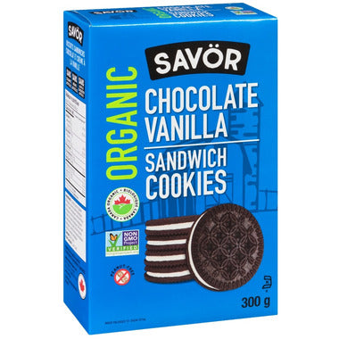 SAVOR, OR CHOCOLATE VANILLA CREME COOKIES, 12 x 300G