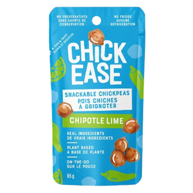 HALVANA, CHICKEASE - CHICKPEAS CHIPOTLE LIME, 6 x 65G