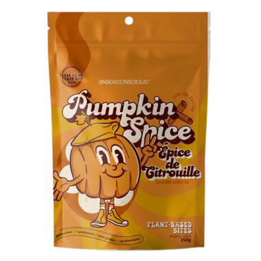 SNACK CONSCIOUS, PUMPKIN SPICE BITES, 12 x 150G