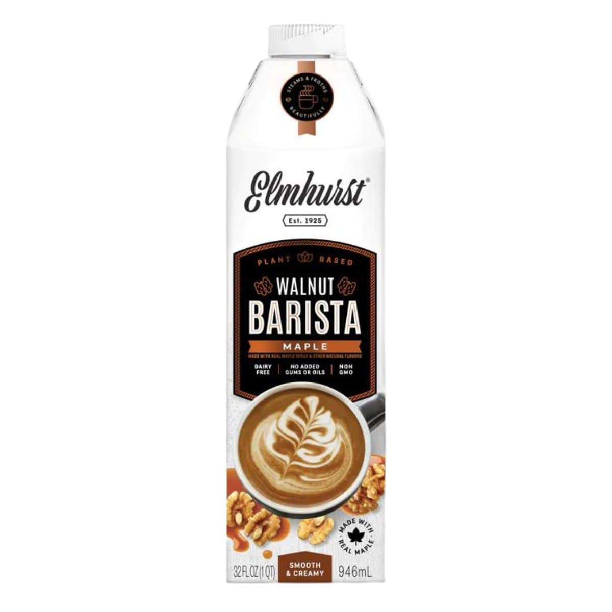 ELMHURST MILKED, MAPLE WALNUT BARISTA, 6 x 946ML
