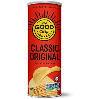 THE GOOD CRISP, ORIGINAL FLAVOURED POTATO CRISPS, 8 x 160G