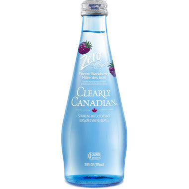 CLEARLY CANADIA, ZERO FOREST BLACKBERRY, 12 x 325ML