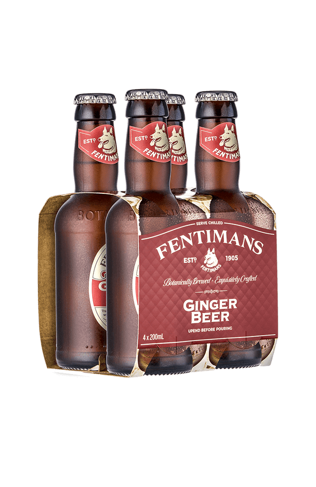 FENTIMAN'S, TRADITIONAL GINGER BEER, 6 x 4X200ML