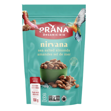 PRANA, NIRVANA ALMONDS OR, 8 x 150G