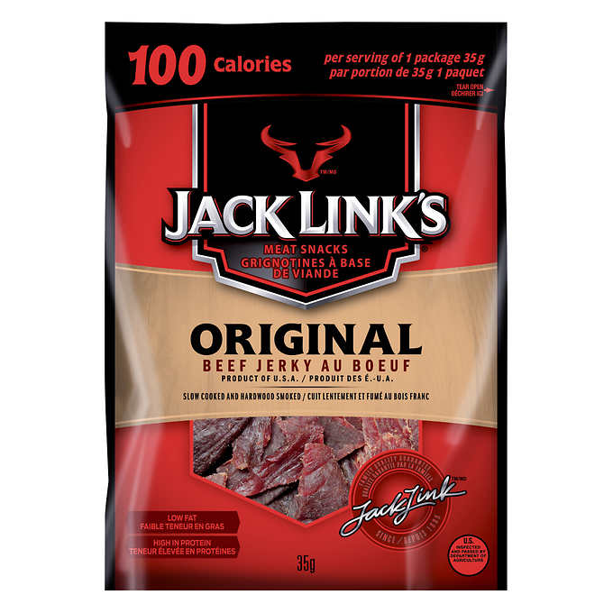 JACK LINK’S, ORIGINAL BEEF JERKY, 12 × 35 G