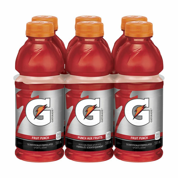 GATORADE FRUIT PUNCH, 4 X 6 X 591ML