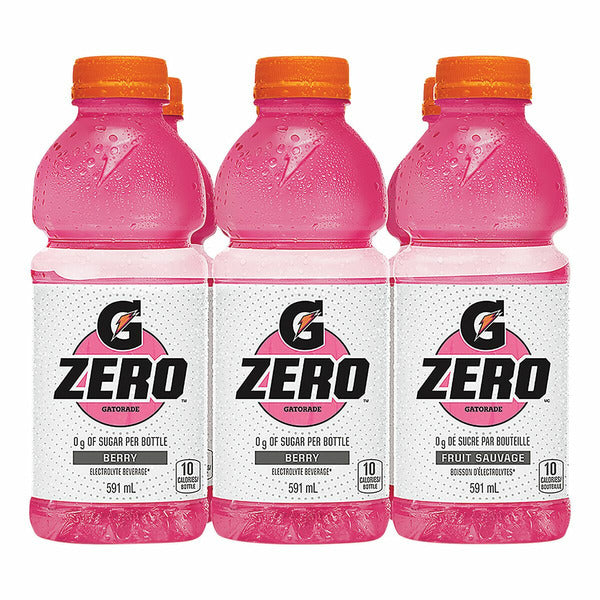 GATORADE ZERO BERRY, 4 X 6 X 591ML