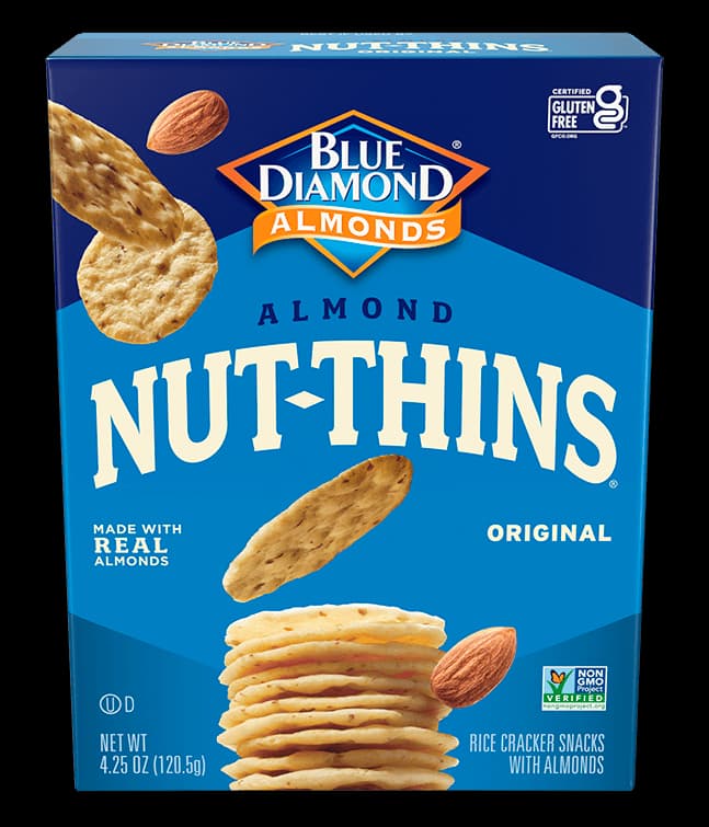 BLUE DIAMOND, NUT THINS ALMOND, 12 x 120.5G
