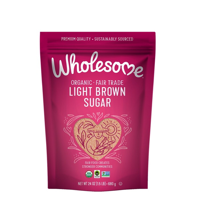 WHOLESOME SWEET, LIGHT BROWN SUGAR OR, 6 x 681G