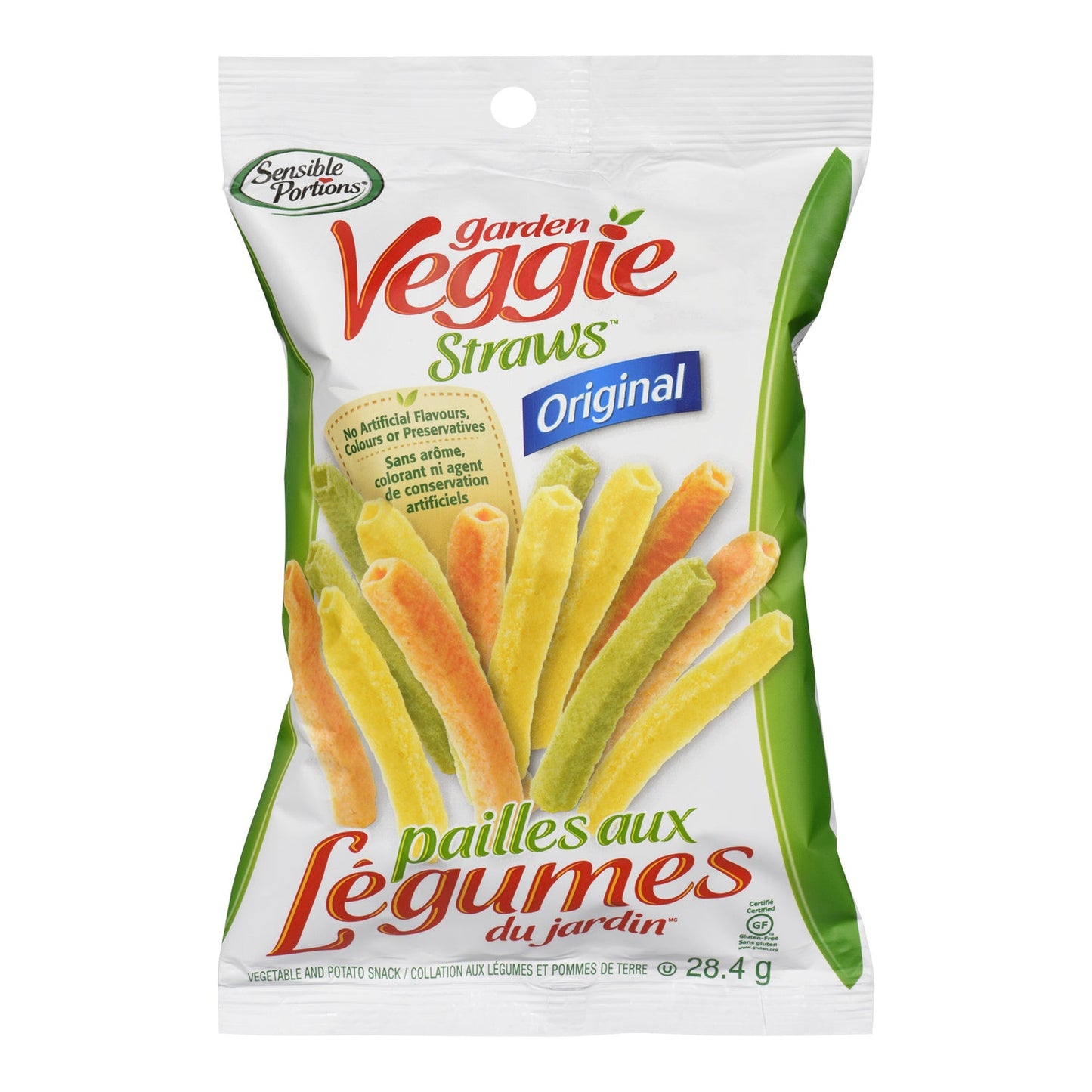 SENSIBLE PORTIONS, VEGGIE STRAWS ORIGINAL, 18 X 28G