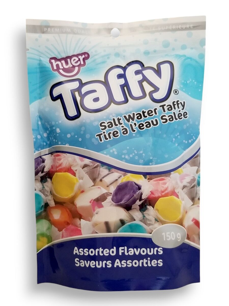 HUERFOOD SALT WATER TAFFY, 12 X 150 G