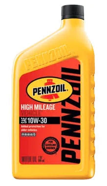 PENNZOIL HIGH MILEAGE 10W30, 6 X 946 ML