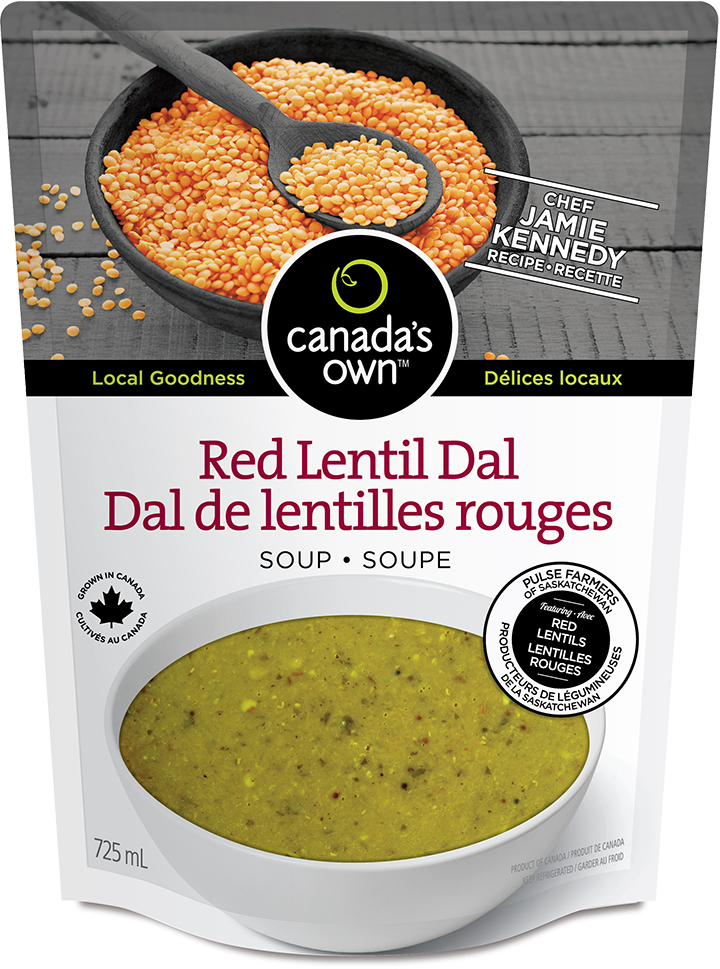 CANADA'S OWN, RED LENTIL DAL SOUP, 6 x 725ML