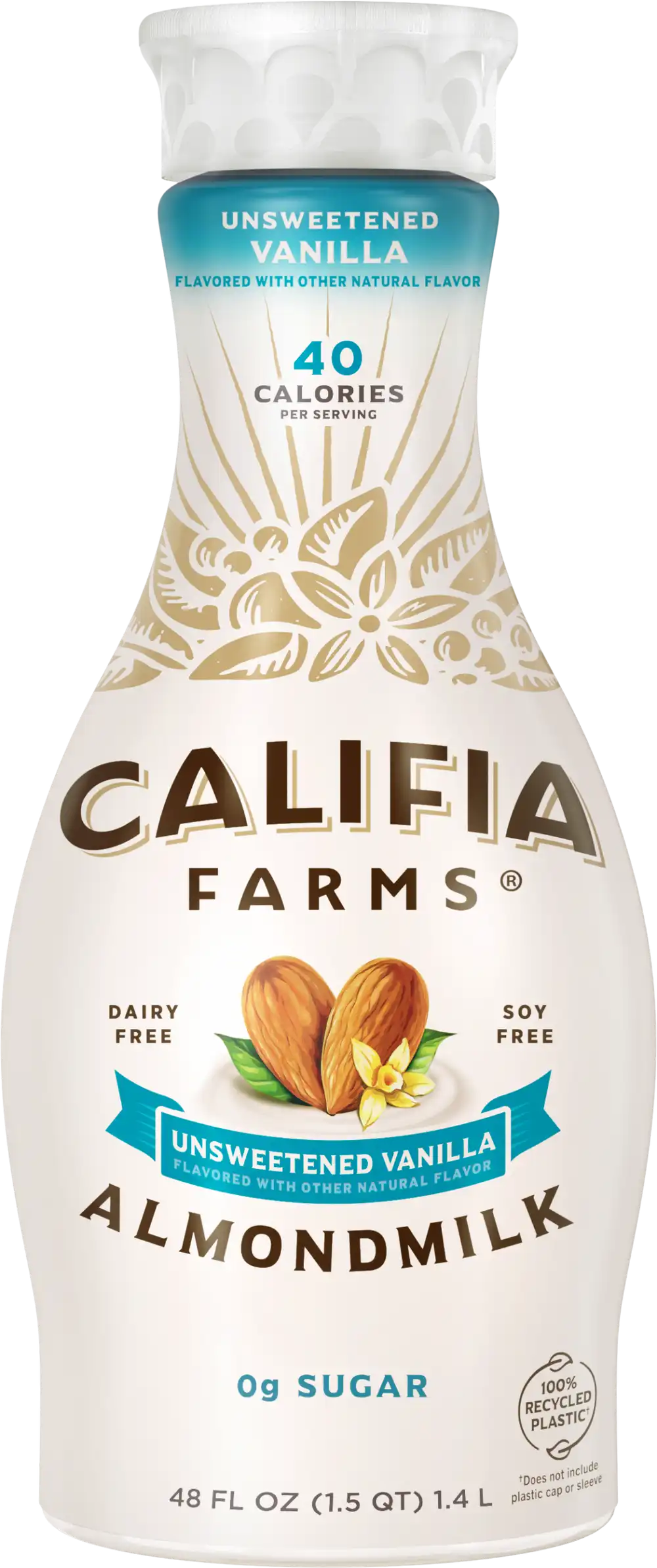 CALIFIA FARMS, UNSWEETENED VANILLA, 6 x 1.4L